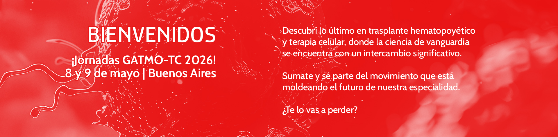 Bienvenidos a las Jornadas GATMO-TC 2026